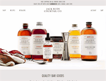 Tablet Screenshot of jackrudycocktailco.com